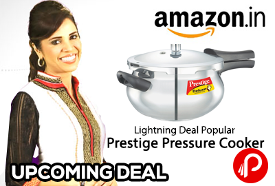 Lightning Deal : Prestige Popular Aluminium Pressure Cooker, 2 Litres (amazon.in)
