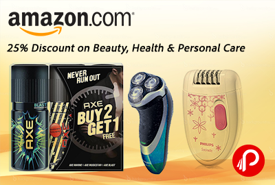 25% Discount on Beauty, Health & Personal Care