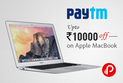 Apple MacBooks Extra upto Rs. 9999 Cashback – PayTm