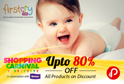 Baby & Kids Products Upto 80% Off + 10% cashback – FirstCry