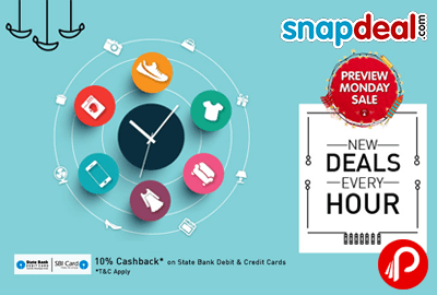 Get New discounted Deals Every Hour - Snapdeal