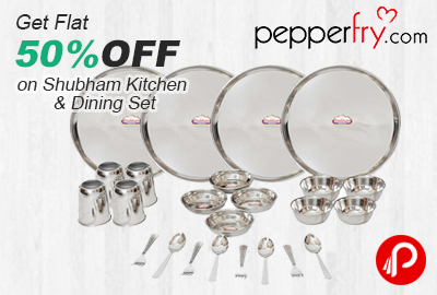 Get Flat 50% off on Shubham Kitchen & Dining Set - Pepperfry