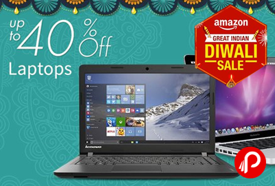 Get UPTO 40% off Laptops - Amazon
