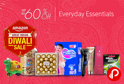 Get UPTO 60% off Everyday Essentials - Amazon