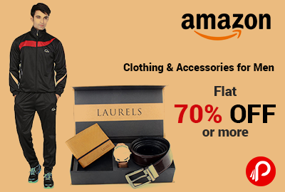 Clothing & Accessories for Men | Flat 70% off or more - Amazon