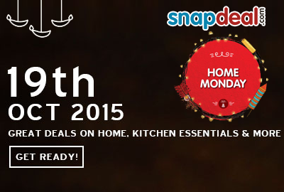 Get Reday For Upcoming Monday Diwali Offers - Snapdeal