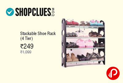 Only in Rs. 249 Stackable Shoe Rack in 