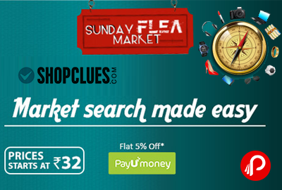 Huge Discounted Products on Sunday Flea Market - Shopclues