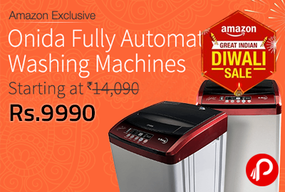 Onida Fully Automatic Washing Machines Starting at Rs. 9990 - Amazon