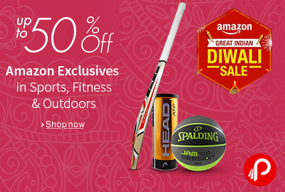 Get upto 50 off Amazon Exclusives in Sports, Fitness & Outdoors