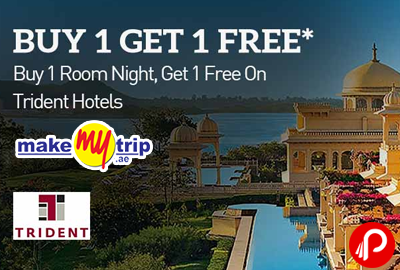Buy 1 Get 1 Free on Trident Hotels - MakeMyTrip