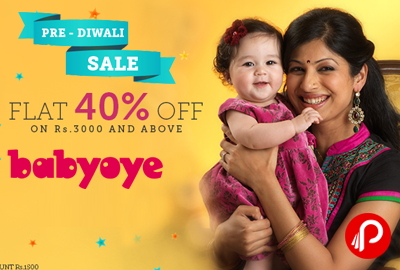 PRE - DIWALI SALE Flat 40% off on Baby Cloths