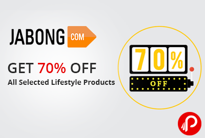 Get 70% off All Selected Lifestyle Products - Jabong