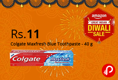 Colgate Maxfresh Blue Toothpaste Rs. 11.00 - Amazon