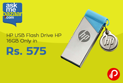 HP USB Flash Drive HP 16GB Only in Rs. 575 - AskmeBazaar