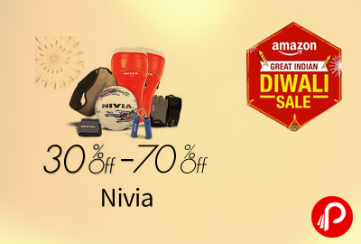 Flat 30%-70% Off On Nivia Sports Products - Amazon