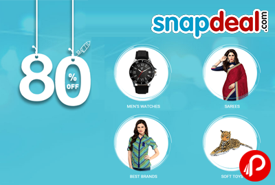 Flat 80% off on Epic Fashion Deals - Snapdeal