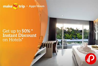 Get Flat 50% Instant Discount on Hotels - MakeMyTrip