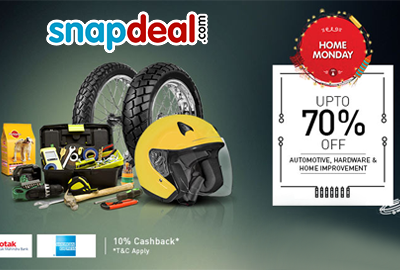 Get UPTO 70% off on Automotive, Hardware & Home Improvement - Snapdeal