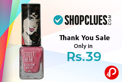 Get Only in Rs.39 Streetwear Color Rich Nail Enamel - Shopclues