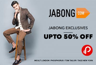 Get UPTO 50% off on Exculsives Collection - Jabong