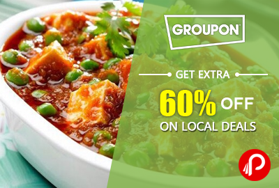Get Extra 60% off on Local Deals - Groupon