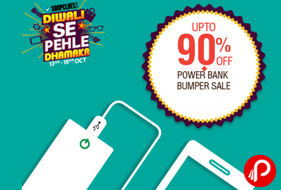 UPTO 90% off on PowerBank Bumper Sale - Shopclues