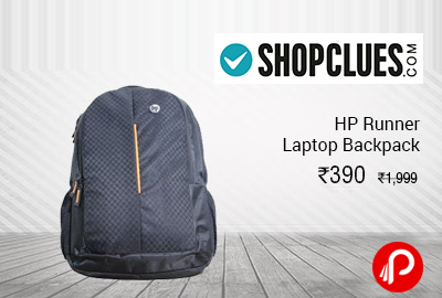 HP Runner Laptop Backpack in Rs.410 Only - Shopclues