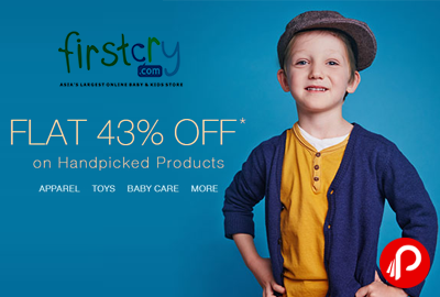 Get Flat 43% OFF* on Handpicked Products - FirstCry
