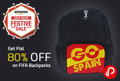 Get Flat 80% OFF on FIFA Backpacks - Amazon