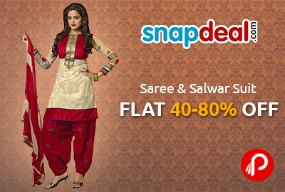 Saree & Salwar Suit | Fat 40-80% OFF - Snapdeal