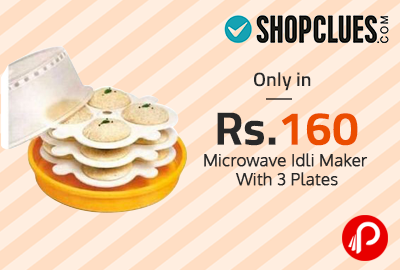 Only in Rs.160 Microwave Idli Maker With 3 Plates - Shopclues