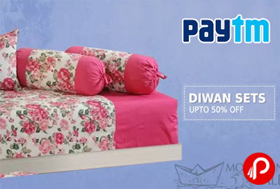 Get 50% off on Diwan Set, Home Furnishings - Paytm
