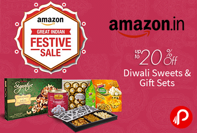 Up to 20% Off Diwali Sweets & Gifts - Amazon