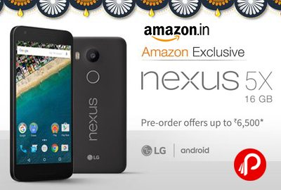 Get LG Nexus 5X LG-H791 16GB Pre Order in Rs.31,990 - Amazon