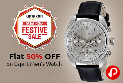 Flat 50% OFF on Esprit Men’s Watch - Amazon