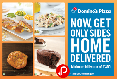 Get Only ‘Sides’ Home Delivered - Domino’s pizza