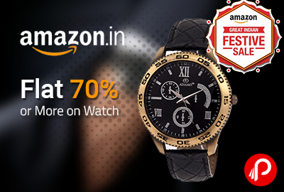 Flat 70% off or More on Watch - Amazon
