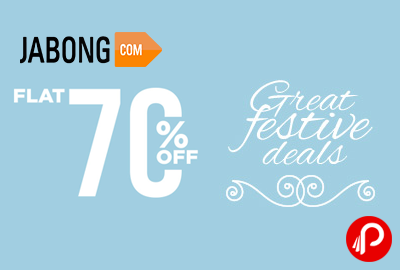 Great Festive Deals | Flat 70% OFF on Everything - Jabong