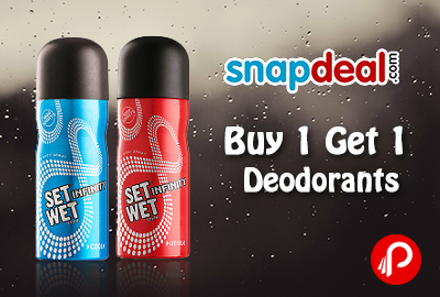 Buy 1 Get 1 Deodorants - Snapdeal