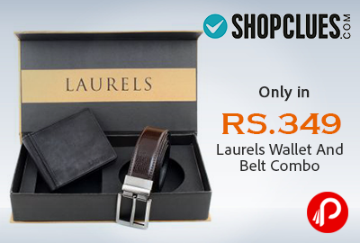 Laurels Wallet And Belt Combo Only in Rs.349 - Shopclues