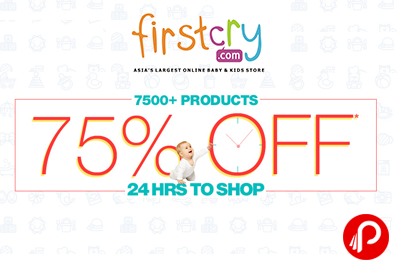 Get 75% off on + 7500 Baby Products - Firstcry