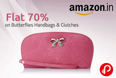 Flat 70% on Butterflies Handbags & Clutches - Amazon