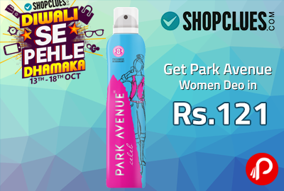 Get Park Avenue Women Deo in Rs.121- Shopclues