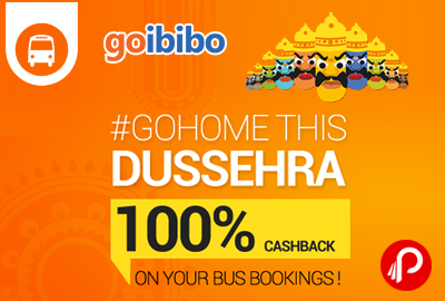 Get 100% GoCashback on Bus Bookings - Goibibo