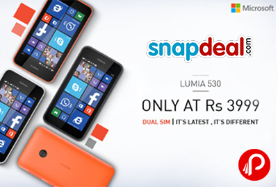 LUMIA 530 ONLY AT RS. 3999 - Snapdeal