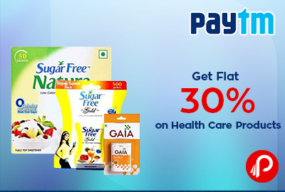 Get Flat 30% on Health Care Products - Paytm