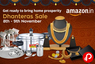 Get Ready for Dhanteras Sale 8th-9th November - Amazon