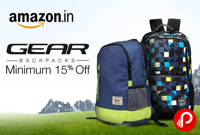 Get Minimum 15% off on Gear Backpacks - Amazon