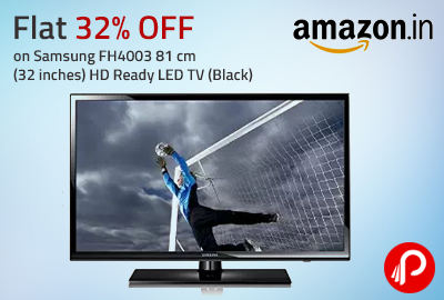 Flat 32% OFF on Samsung FH4003 81 cm (32 inches) HD Ready LED TV (Black) - Amazon